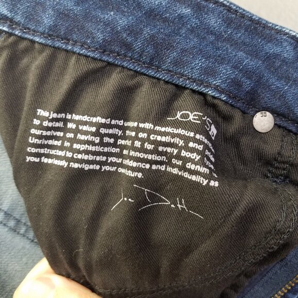 Joe's Jeans Women's Sz 30 The Icon Mid Rise Bootcut Marlana Dark Blue Wash Denim - Picture 14 of 16